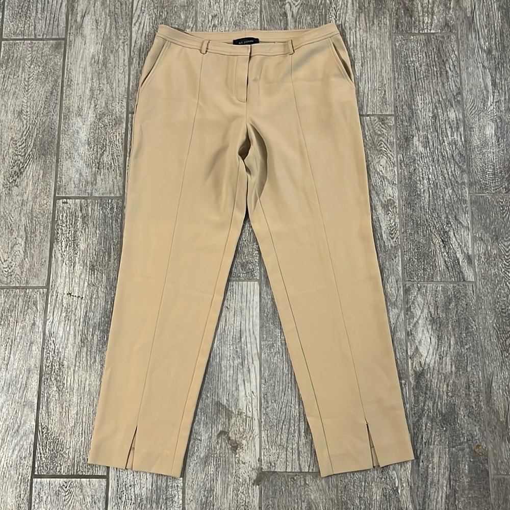 NEW St. John’s Stretch Cady Wide Leg Pants size 12